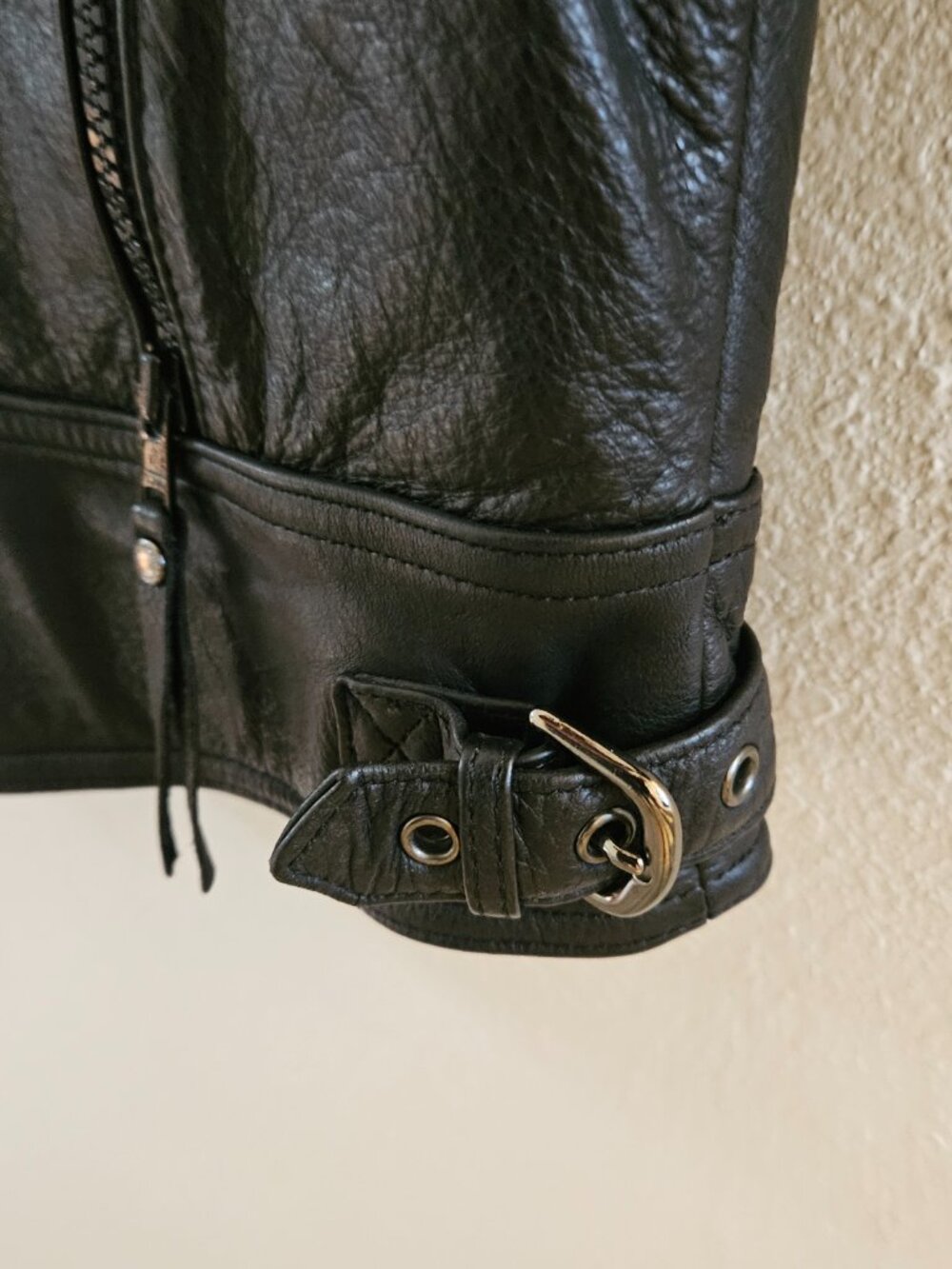 Vintage Harley Davidson Leather Jacket Vented Nevada Removable Liner M {#916-1} - Picture 6 of 16